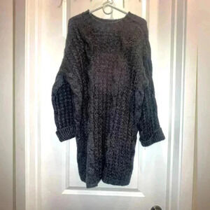 Anthropologie Pinch cable sweater dress